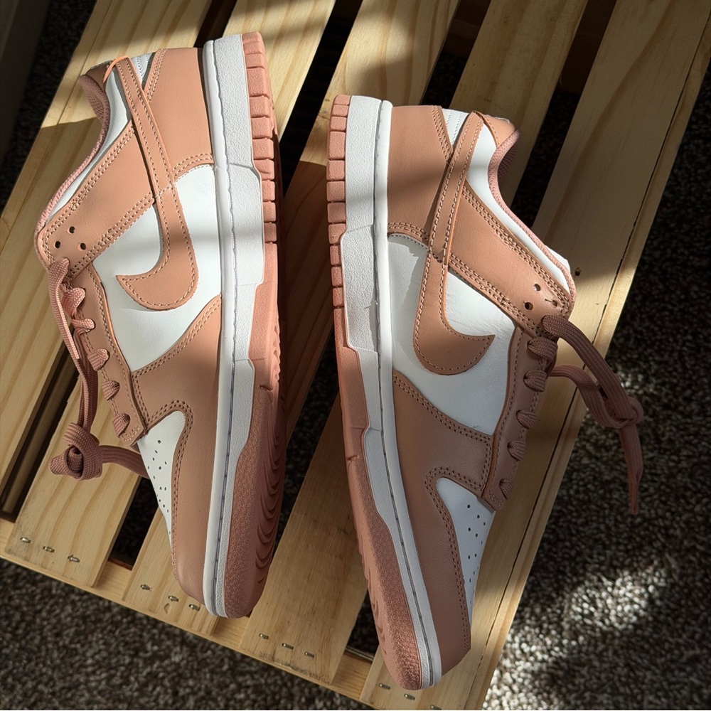 Nike Dunk Low Rose Blush — Women’s 9.5 (New w/o Box) - Picture 7 of 9